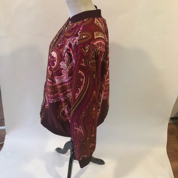 Susan Graver purple and pink jacket size large - Picture 2 of 5